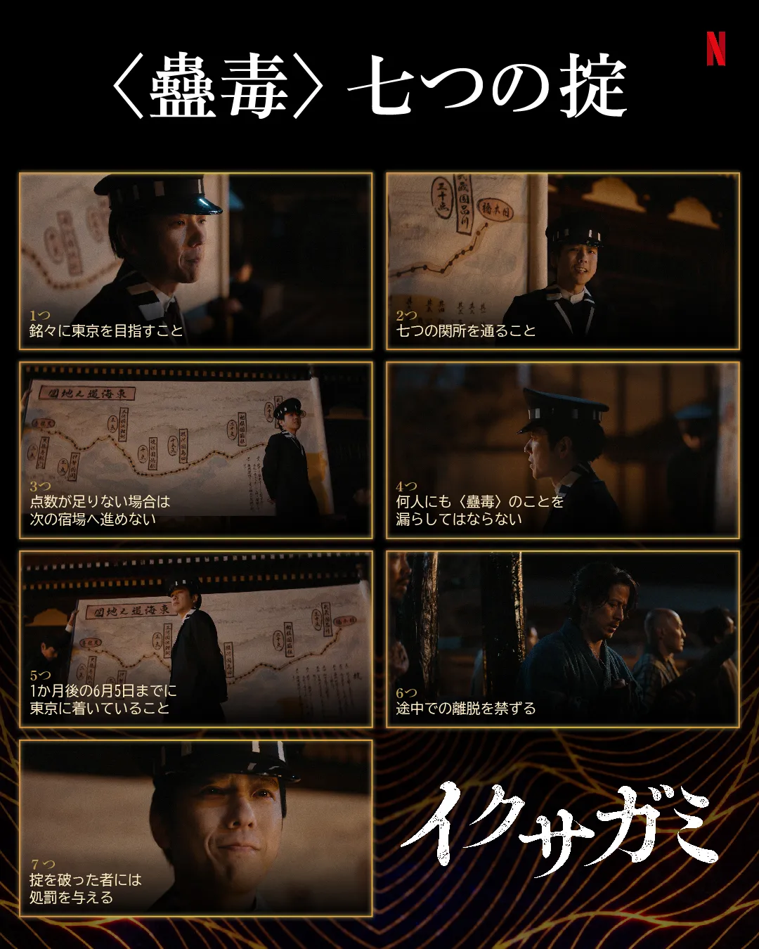 Netflix『イクサガミ』蠱毒(こどく)の7つの掟