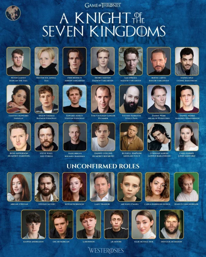 七王国の騎士(A Knight of the Seven Kingdoms)のキャスト